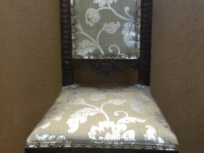 hand-made-wooden-chair-after-we-completely-restored---new-webbing-cotton-fabric--nailheads_15515434846_o